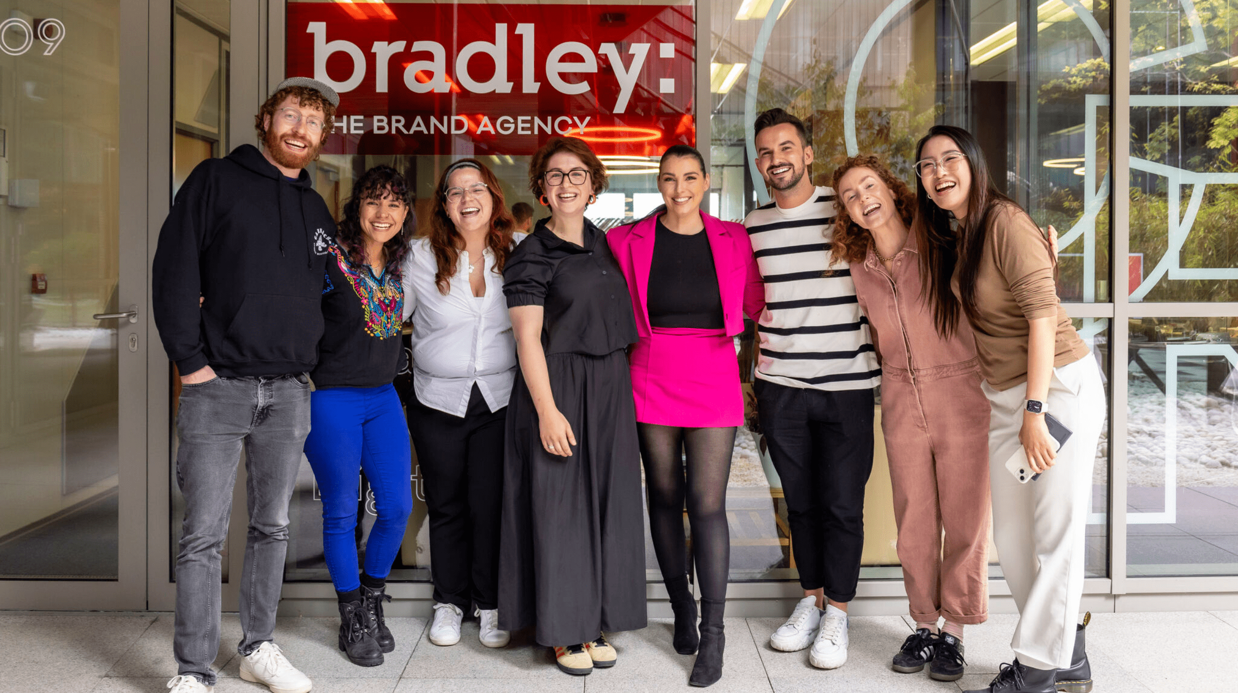 Lion's Den 2024 finalists outside Bradley Office